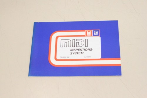 Opel isuzu midi scheckheft - midi,